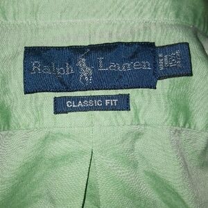 Ralph Lauren Green Classic Fit Shirt